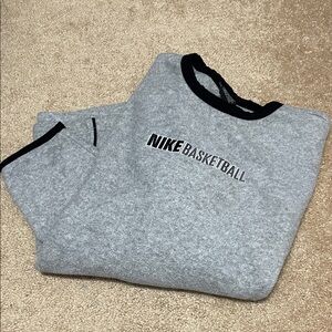 Vintage Nike Basketball Heather Gray Crewneck